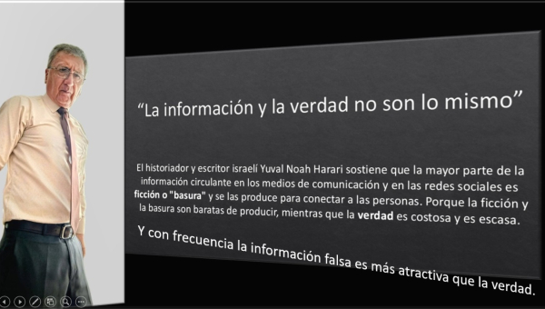 “La información y la verdad no son lo mismo” 